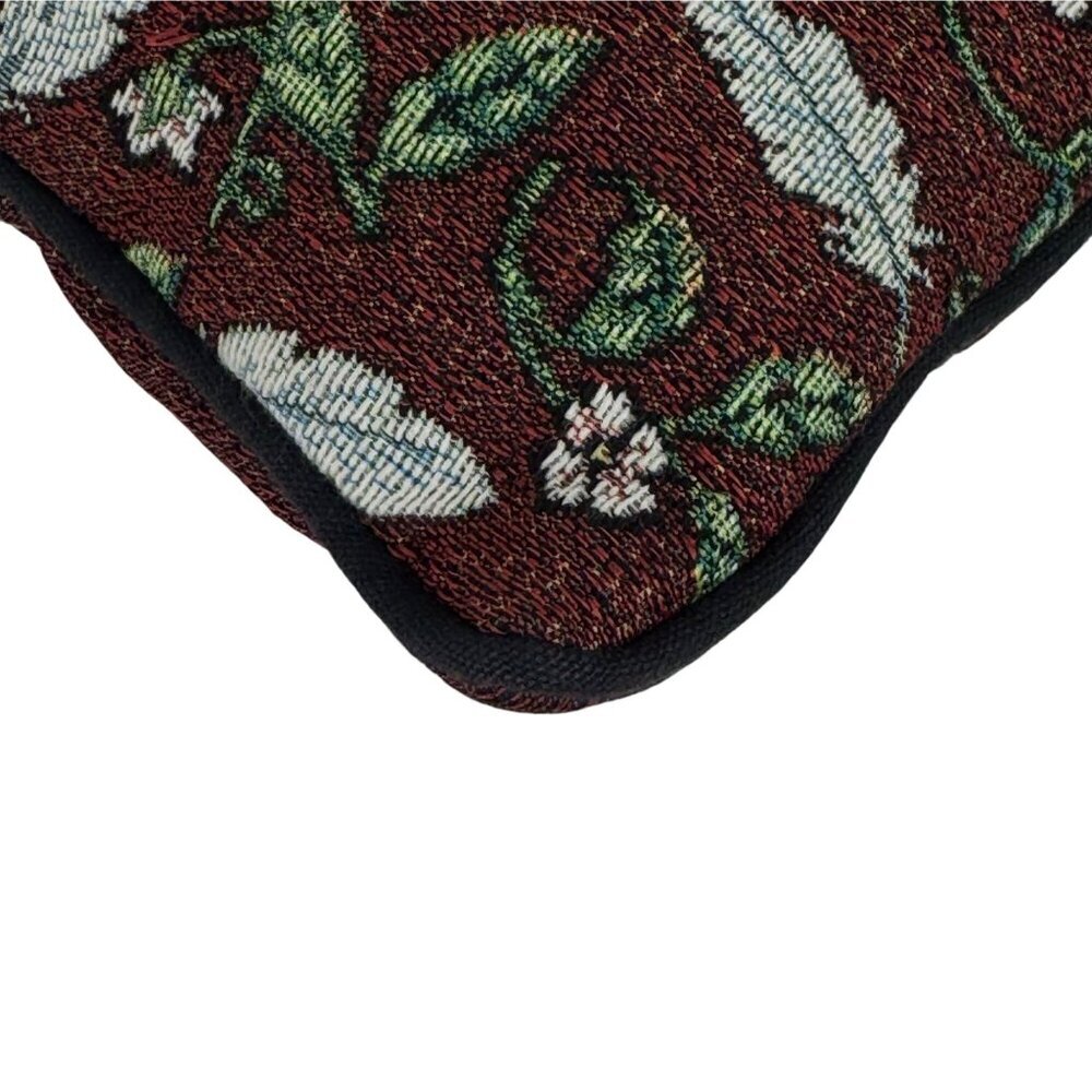 Rooster Tapestry Pillow Multicolor Farmhouse Country Floral Square Home Decor - Picture 9 of 12